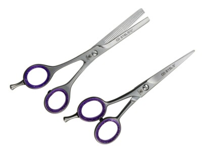 Tomishi Friseurschere Set Aus Japanstahl – 5,5 Zoll Haarschere & Modellierschere, Professionell & Scharf, Mit Vario-Schraube