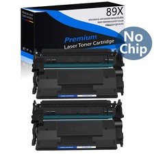 2pk Toner CF289X 89X Compatible with HP LaserJet M507dn M528f MFP M528z No Chip