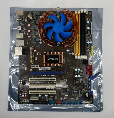 Asus M3N78 Pro AM2 Motherboard with AMD Athlon 64 X2 5000+ and CPU Cooler