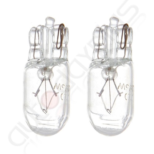 10X WHITE T10 HALOGEN BULB INSTRUMENT DASH PANEL GAUGE LIGHT W/SOCKETS FOR CHEVY - Picture 5 of 6