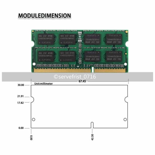 Samsung DDR3 8GB 16GB(2×8GB) 1333 1600 1866 MHz 1.5V SO-DIMM Laptop Memory RAM - Picture 2 of 10