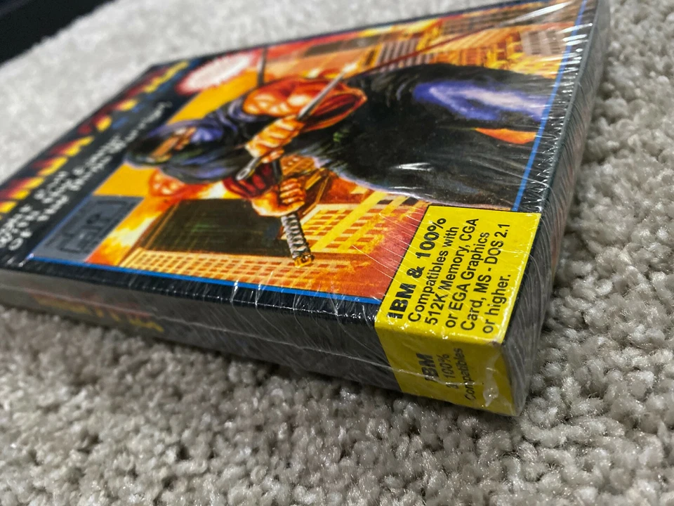 RARE Sealed/New Ninja Gaiden PC Hi Tech Expressions, MS-DOS PC (1990) - WATA/VGA - Image 2 of 4