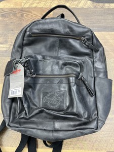 baseball leather backpack
