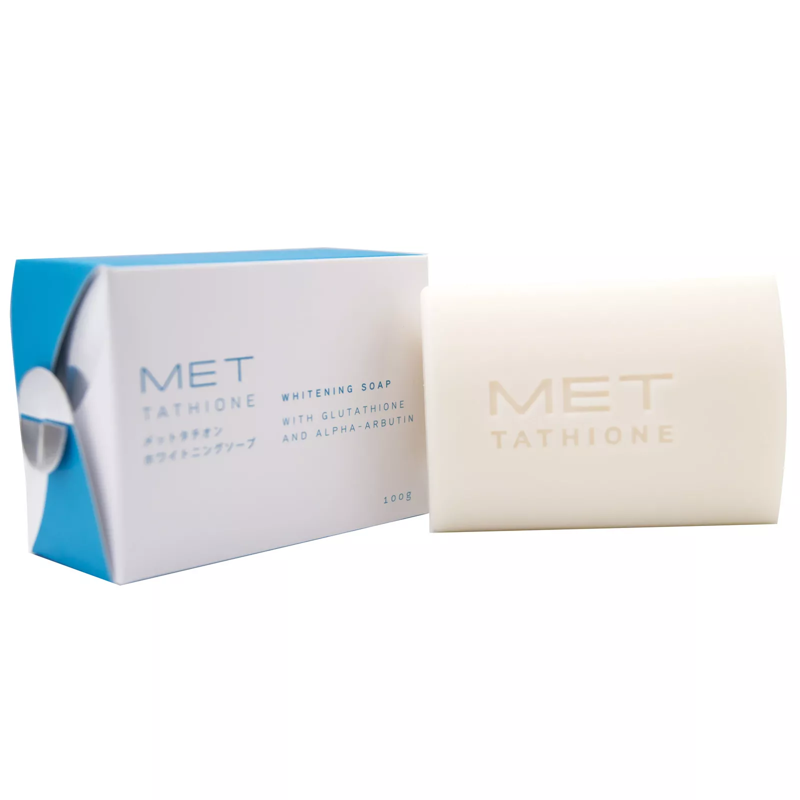 Met Tathione Whitening Soap With Glutathione and Alpha-Arbutin - 100g