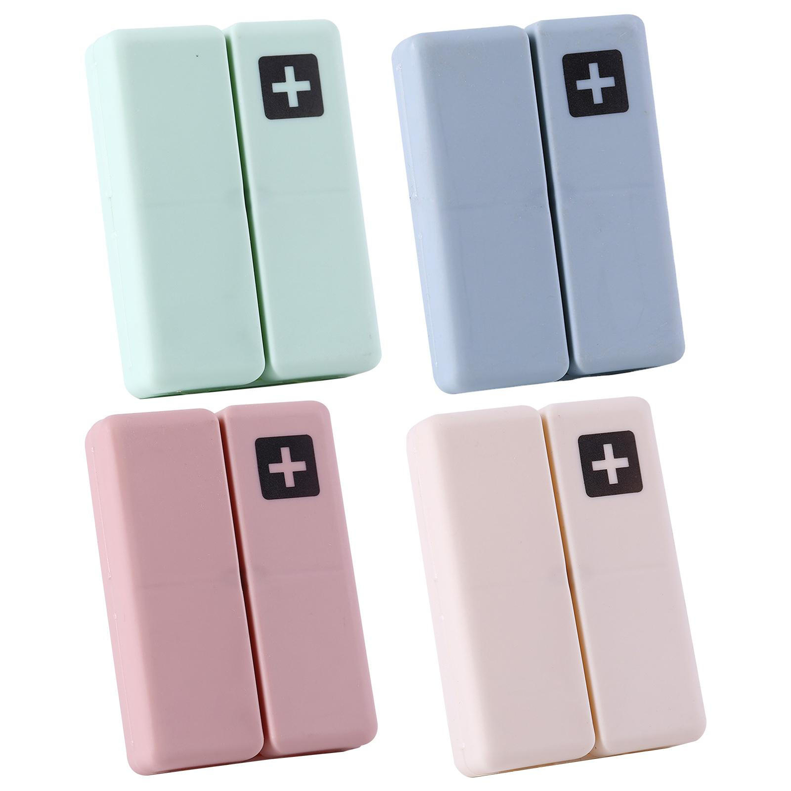 Magnetic Foldable Weekly Pill Organizer for Travel and Daily Medicine Storage