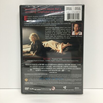 9 1/2 Weeks (DVD) Mickey Rourke & Kim Basinger 883929075720| eBay
