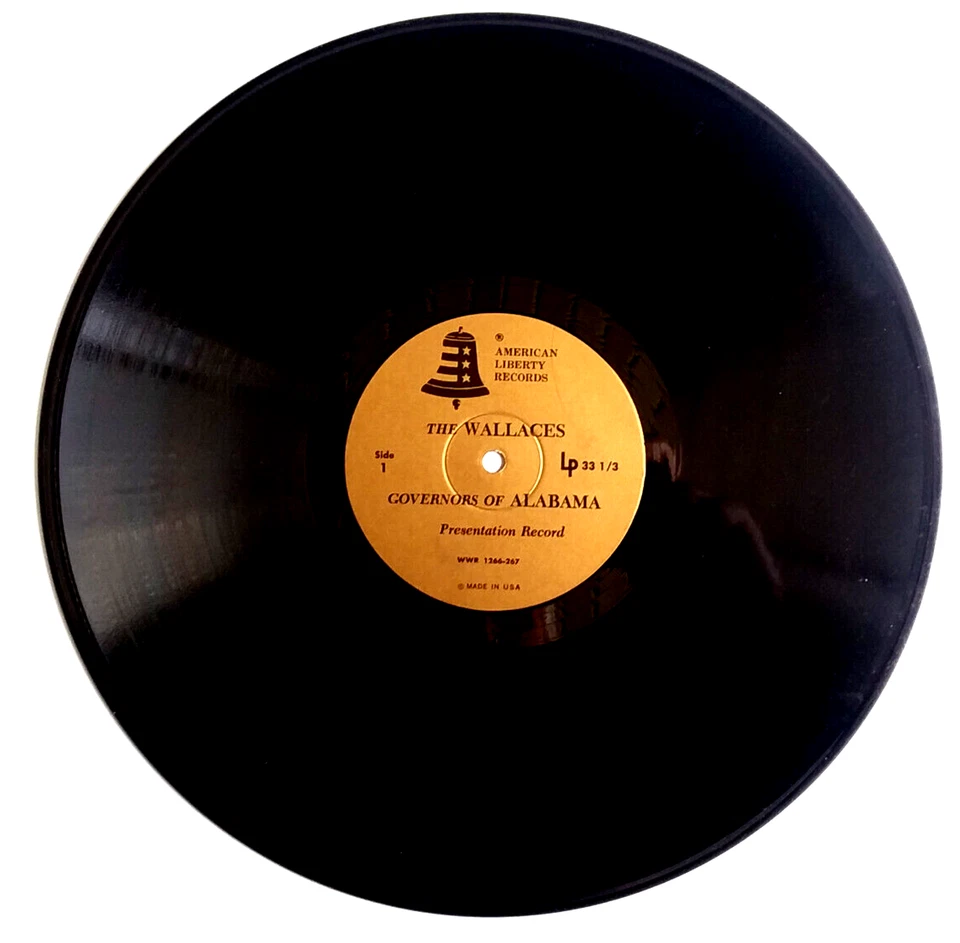 Wallace - The Wallaces Governors Of Alabama -Vinyl LP American WWR 1266 RARE - Image 3 of 4