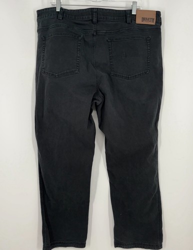 Duluth Trading Co Flex Fire Hose Chino Canvas Work Pants Baggy Mens Size 42x32 - Picture 2 of 8