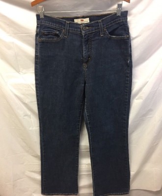Levis 512 Boot Cut Perfectly Slimming Blue Jeans Womens Sz 30 x29 