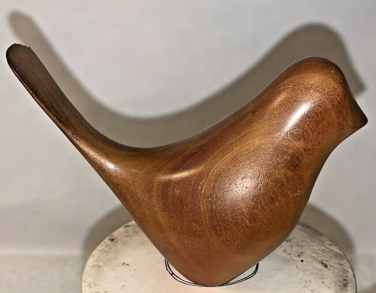 Nice Vintage Alan Middleton Wood Bird Carving mid century Danish