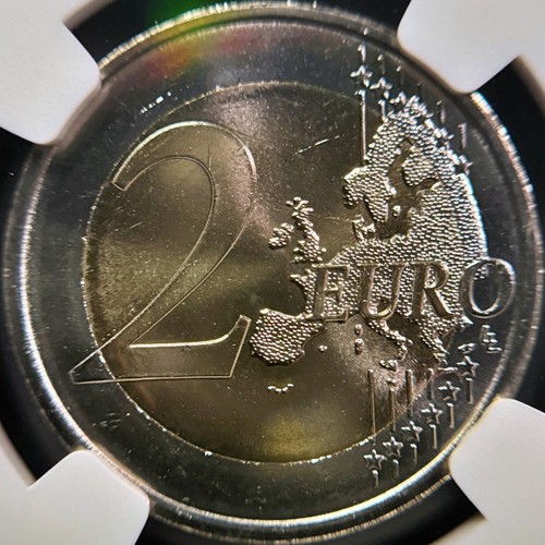 AUSTRIA. 2023, 2 Euro - NGC MS66 - Bertha von Suttner, Nobel Laureate 13 - Picture 5 of 5