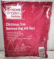 Holiday Christmas Tree Removal Storage Disposal Bag w/Skirt 8 Foot Trees 144"