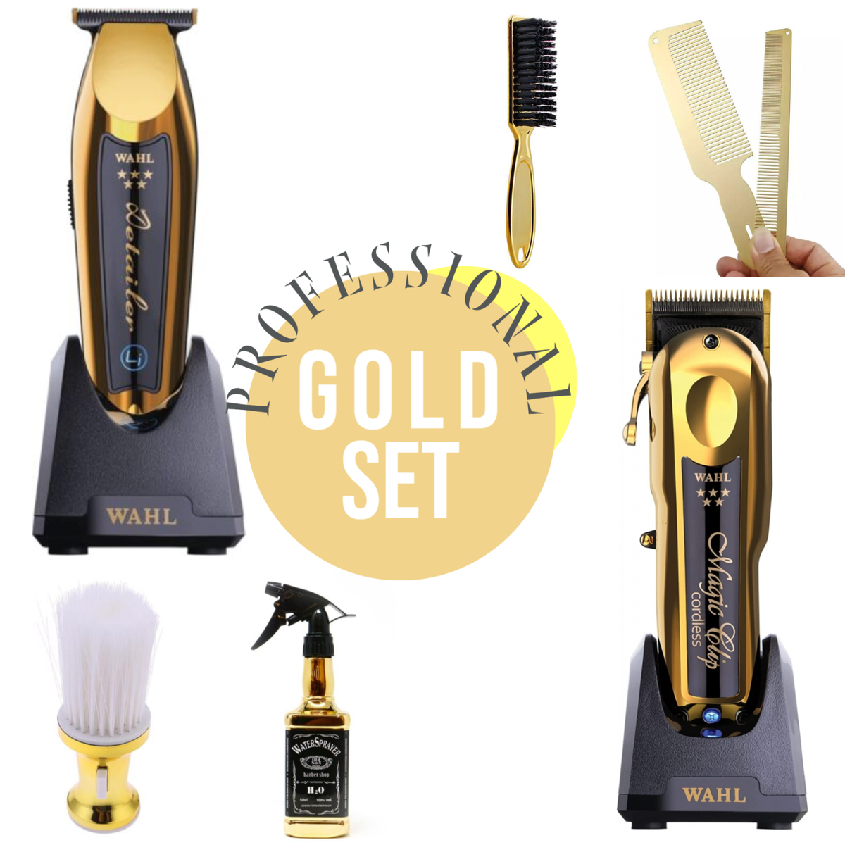 WAHL GOLD Magic Clip コードレスバリカン 理美容師様のみ販売】【限定品】5 star ゴールド コードレス
