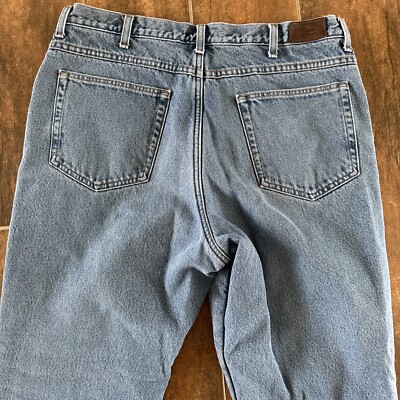 Grey Women's Insulated Blue Jeans Mens LL Bean Blue Denim