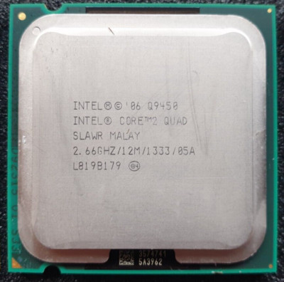 Intel Core2 Quad Q9450 SLAWR, 4x 2,66GHz, 2x6MB Cache, LGA775 #3962