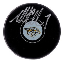 MATT CULLEN NASHVILLE PREDATORS SIGNED AUTOGRAPHED LOGO PUCK COA