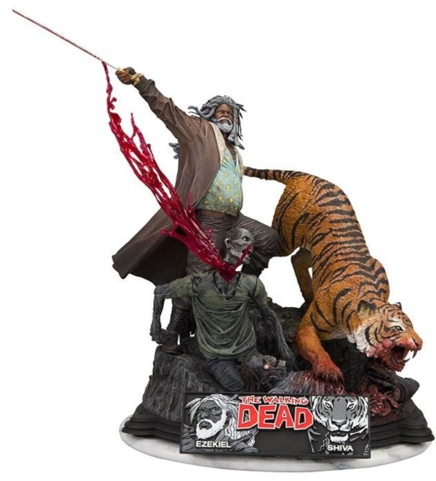 The Walking Dead Statue Ezekiel & Shiva 33 cm McFarlane Toys