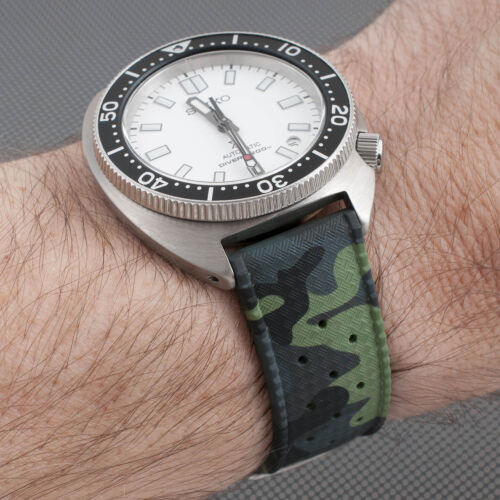 FKM Rubber Tropical Quick Release Watch Strap Band Dive Silicone Replacement SKX - Picture 178 of 204