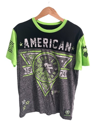 American Fighter Black Lime Green 