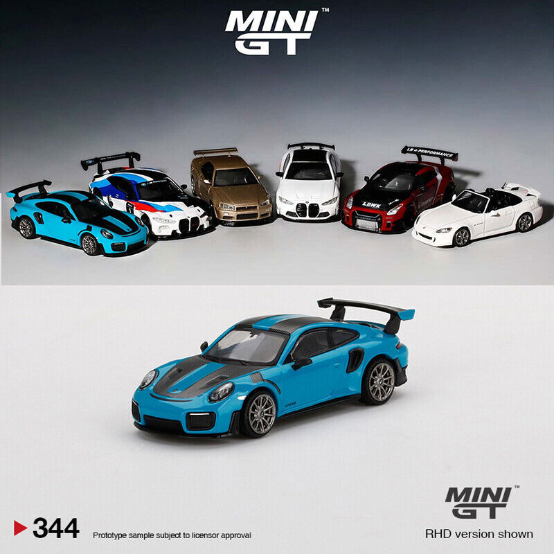 Mini GT 1:64 Model Car Porsche 991 GT2 RS Alloy Die-cast