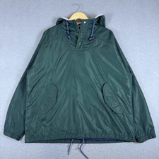 Vintage GAP Men  s M Anorak Jacket Green Pullover Hooded Windbreaker 90s Nylon