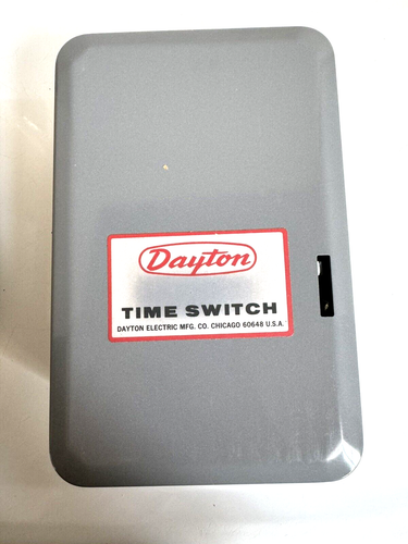 Dayton Time Switch 2E026 Instructions Program Timer New Box 20 Amps 125 Volts