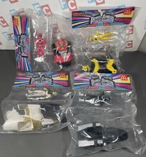 1995 Mighty Morphin Power Rangers Movie McDonalds Happy Meal Toys Lot Red White