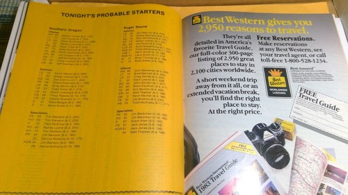 1983 SOUTHERN OREGON v PUGET SOUND COLLEGE FOOTBALL GAME PROGRAM LOGGERS RAIDERS - Picture 5 of 7