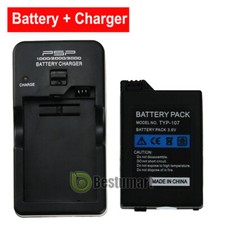 Battery Pack  Home Wall Travel Charger AC Adapter for PSP 2000 3000 3001 Slim