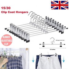 Laundry Metal Hangers Clip Rack for Baby Kids Childrens Trousers Pants Clothes