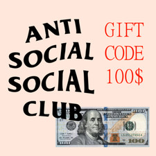 ASSC GIFT CODE for 100$ ANTI SOCIAL SOCIAL CLUB