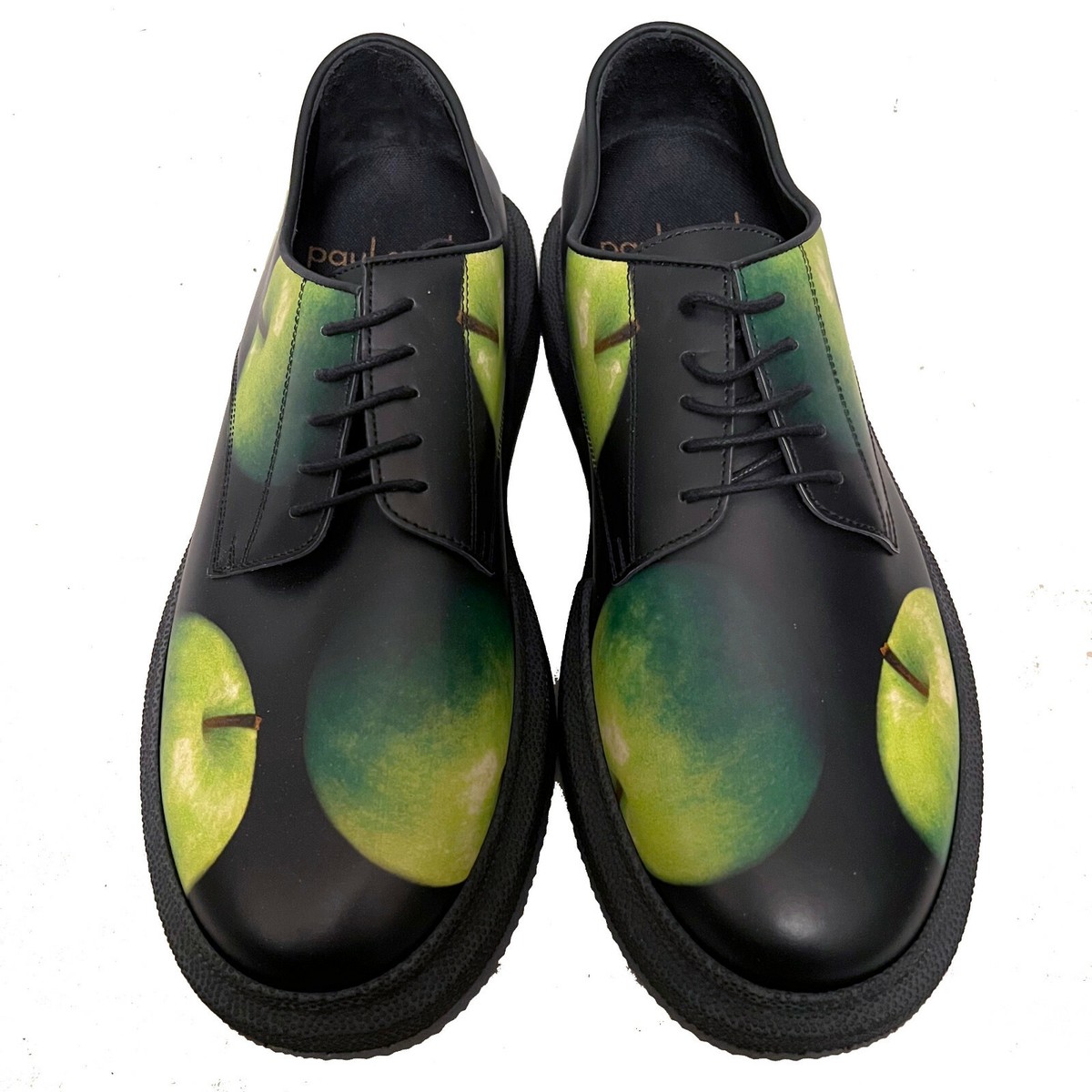 小物 Paul smith Mat Black/silver &BLACK BODY $597 PAUL SMITH 50TH Anniversary Apple Print Sneakers - 9