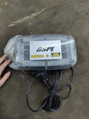 ASPL 48LED Roof Top Strobe Light, 12 or 24V Snow (Amber/White)
