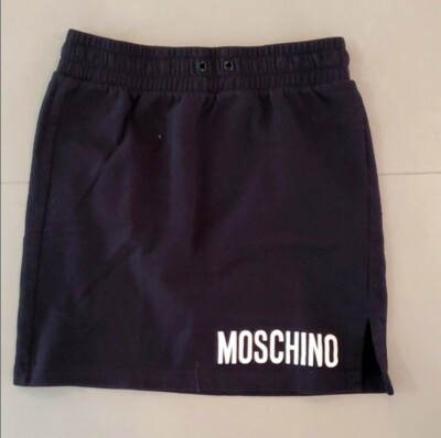 Moschino Kids Logo-Print A-line Mini Skirt Size 10Y