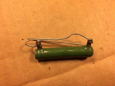 NOS Vintage Mallory 900 ohm 10W 10 watt Wirewound Precision Power Resistor 1940s