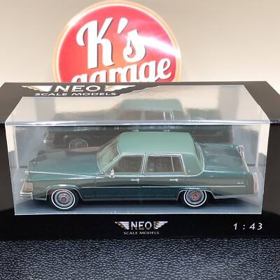 NEO Scale Models 1/43 Cadillac Fleetwood Brougham 1980 green