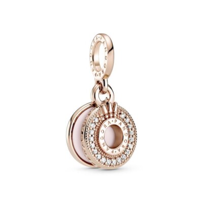 Pandora Rose 14K Gold Sparkling Pave Crown O Dangle Charm #789055C01 | eBay