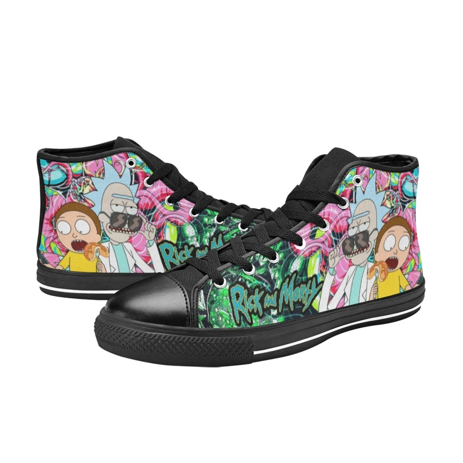 Rick and Rickandmorty  10 High Top Sneaker , Shoes Athletic
