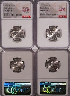 2026 P & D Jefferson Nickel 2 Coin Set 5c NGC MS 66 FS FIRST RELEASES 250 LABEL