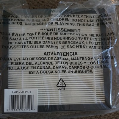 GENUINE HEPA 13/Carbon Filter for Cuisinart Compact Air Purifier CAP-250