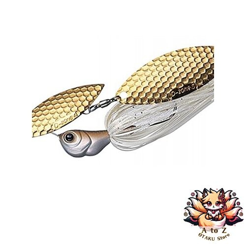 NEW Evergreen Spinnerbait D-Zone Double Willow Leaf 1/2oz Smelt Gold #15 - Image 1