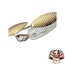 NEW Evergreen Spinnerbait D-Zone Double Willow Leaf 1/2oz Smelt Gold #15