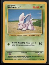 Nidoran Base Set 4th Print 1999-2000 55/102 LP 55