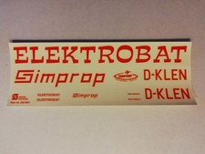 Rarität.  Simprop Schiebebilder  ELEKTROBAT, Best. Nr: 6308961.