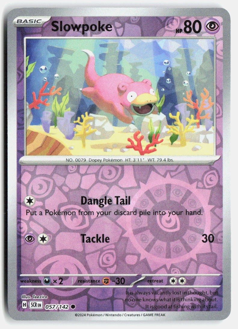 Slowpoke Common SV07: Stellar Crown 057/142 NM