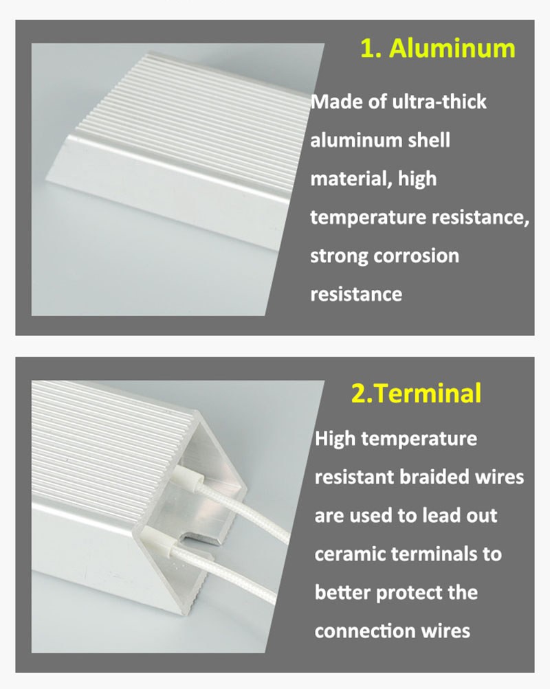 RXLG Aluminum Shell Inverter Braking Resistor High Power Servo Inverter Resistor