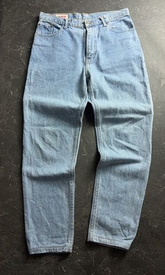 Levi's 501 Original Fit Jeans Herren Denim Hose Hellblau W33 L34 Vintage Style