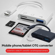 OTG 3in1 SD TF Lettore di schede di memoria SIM Adattatore di tipo C USB2.0