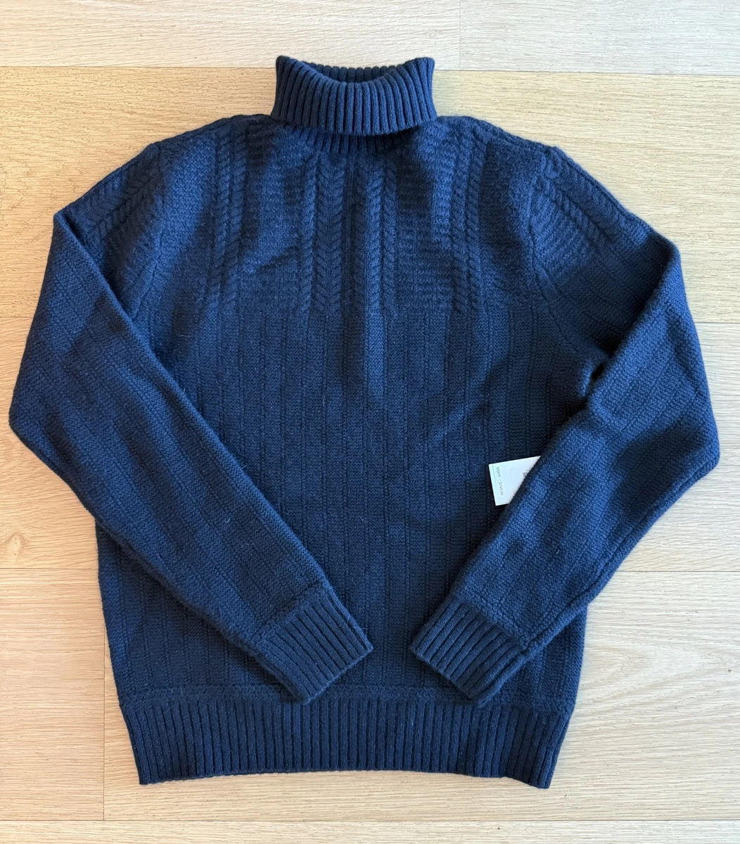 90s RRL wool×cashmere knit shirt BLK 三ツ星 Vintage Ralph Lauren