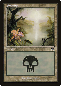 Swamp (341) - Onslaught - MTG Basic Land